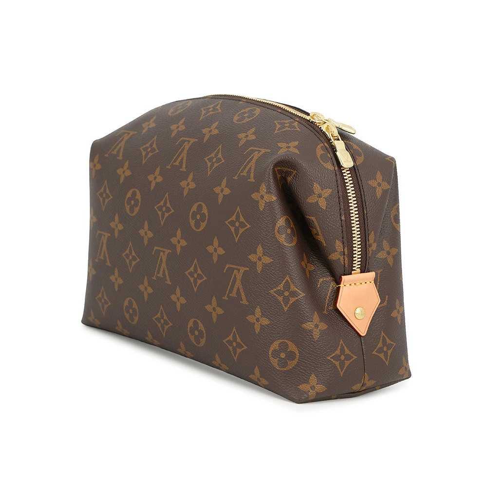 Louis Vuitton Monogram Case Pouch Pochette Cosmetic Brown